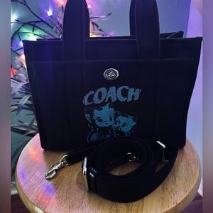 Coach Limited Edition Black Cat Cargo Tote